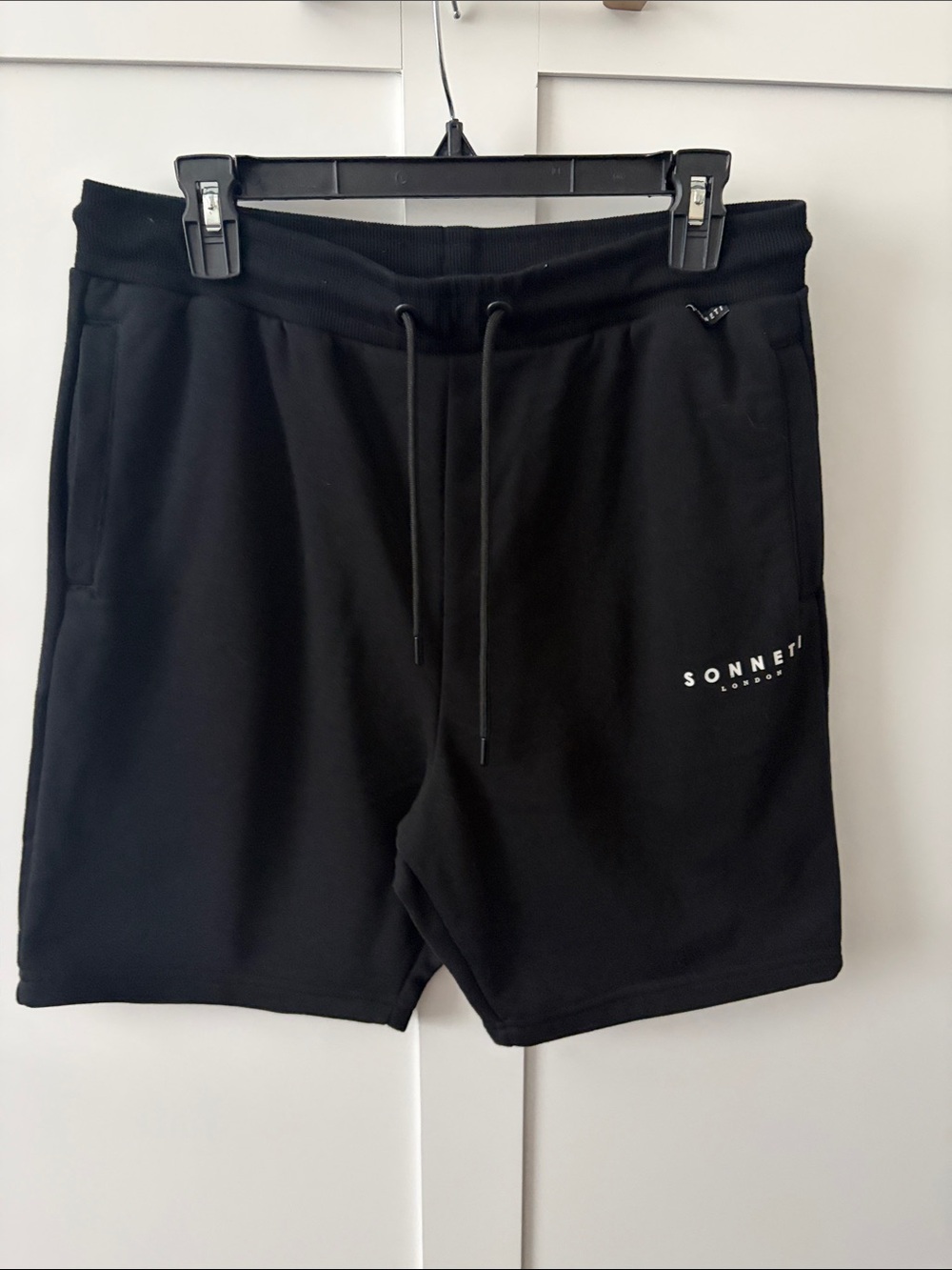 Black Athletic Drawstring Shorts
